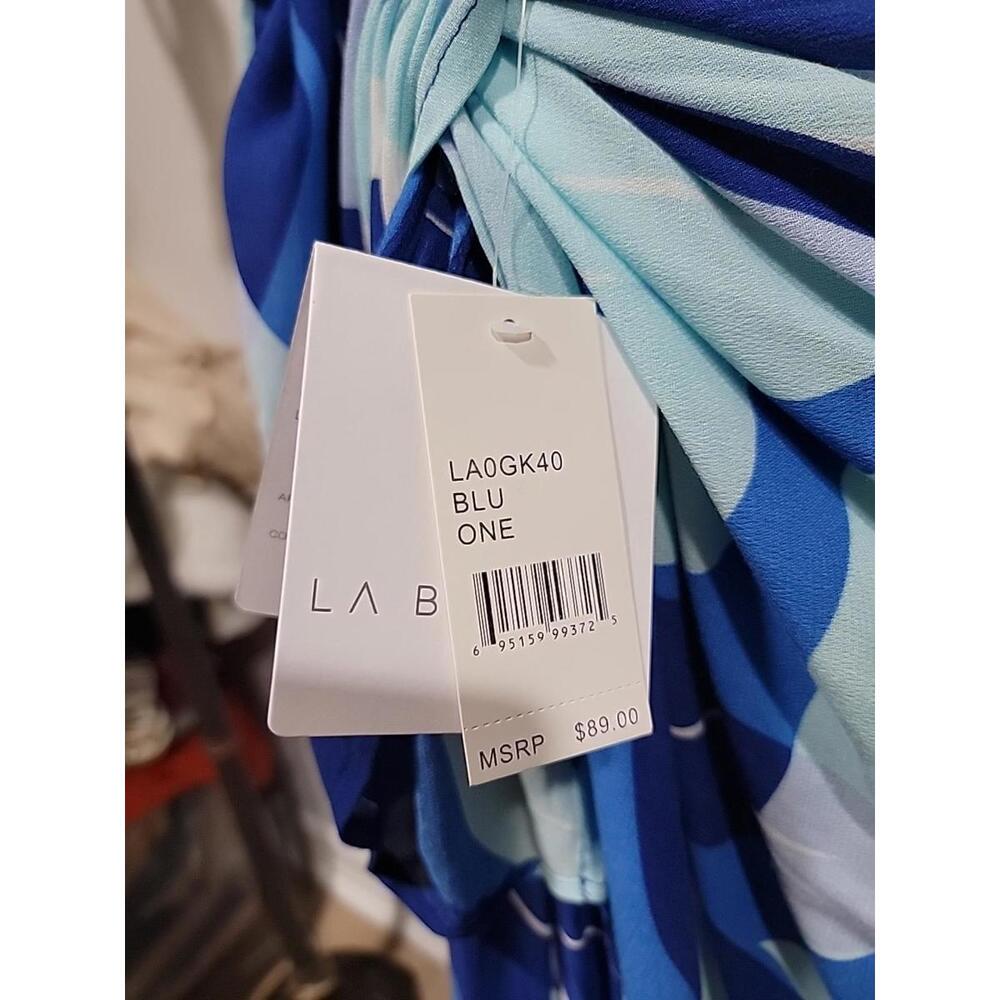 NWT $89 La Blanca Palm Reader Pareo Cover-Up Sarong O/S L62" W40"# C3 - Picture 6 of 9